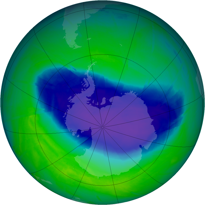 Ozone Map 2008-10-26